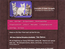 Tablet Screenshot of barrottsdreambengals.com